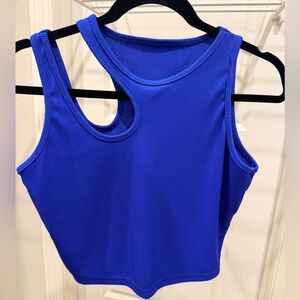 SHEIN Vibrant Blue Tank Top